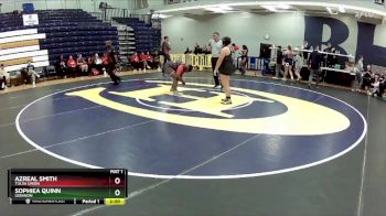 235 lbs. Quarterfinal - Sophiea Quinn, Lebanon vs Azreal Smith, Tulsa Union