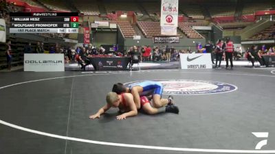 1st Place Match - William Hesz, Spring Hills Wrestling vs Wolfgang Fronhofer, Beat The Streets - Los Angeles