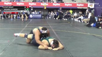 285 lbs 2nd Wrestleback (16 Team) - Richard Thornton, Tiffin vs Wyatt Bailey, Ashland