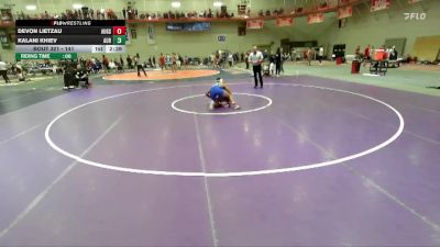 141 lbs Cons. Round 2 - Devon Lietzau, Augsburg vs Kalani Khiev, Aurora Universtiy