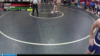 165 lbs Cons. Round 3 - Diego Mendez, Spring Valley vs Jt Paule, Eldorado