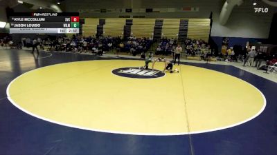 133 lbs Cons. Round 1 - Jason Louiso, Wilmington vs Kyle McCollum, St. Vincent College