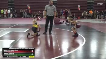 SPW-10 lbs Round 5 - Steele Fish, Vinton Wrestling Club vs Macklen Meyer, Mount Vernon WC