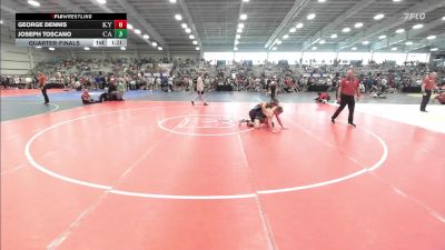 138 lbs Quarterfinal - George Dennis, KY vs Joseph Toscano, CA