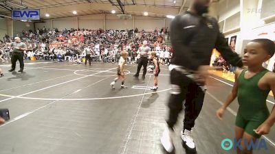 49 lbs Round Of 16 - Bryker Smith, Salina Wrestling Club vs Sinai Felton, Pin-King All Stars