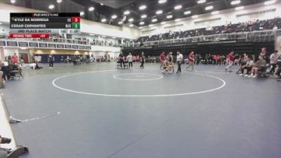 157 lbs 3rd Place Match - Cesar Cervantes, Modesto Junior College vs Kyle Da Nobrega, Cerritos College