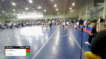 49 lbs Cons. Semi - Kannon King, Box Elder Stingers vs Sage Balliett, Roy Wrestling Club