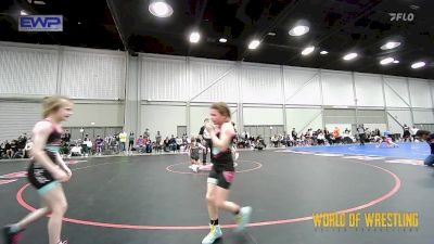 65 lbs Semifinal - Jewel Vice, Sisters On The Mat Pink vs Brinley Leyba, Sisters On The Mat Teal