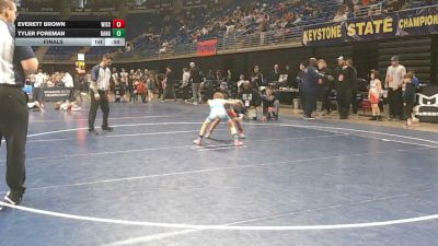 67 lbs Final - Everett Brown, Wissahickon vs Tyler Foreman, Bangor