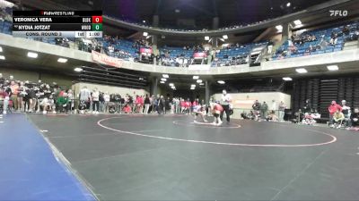 130 lbs Cons. Round 3 - Nydia Jotzat, Glenbard West vs Veronica Vera, Unattached