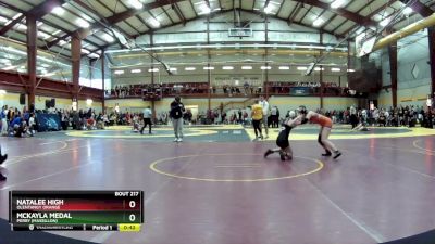 110 lbs Cons. Round 1 - Natalee High, Olentangy Orange vs McKayla Medal, Perry (Massillon)