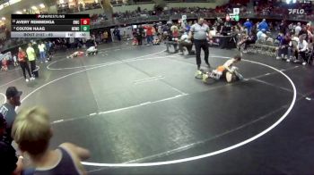 65 lbs Champ. Round 2 - Avery Remmenga, Beatrice Wrestling Club vs Colton Haag, Nebraska Elite Wrestling Club