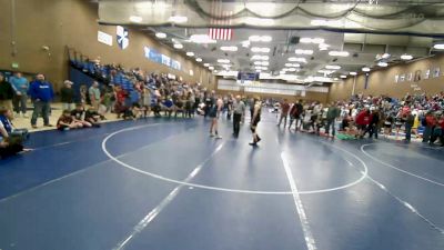 135 lbs Semifinal - Brady Whiting, Cougars Wrestling Club vs Spencer Dickerson, Saratoga Springs