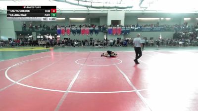 120 lbs Round Of 32 - Taliya Greene, Stamford vs Liliana Diaz, Platt