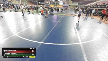 106 lbs Cons. Round 2 - Jaxsen Vestal, IA vs Logan Loaiza, ID