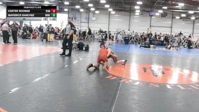 92 lbs Round 5 (4pm Saturday) - Maverick Sanchez, Rough House W.C. vs Carter Noonan, Backyard Brawlers