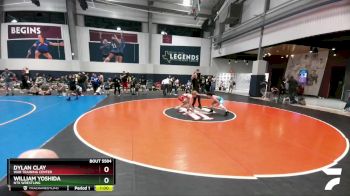 113 lbs Cons. Semi - Dylan Clay, WAR Training Center vs William Yoshida, NTX Wrestling
