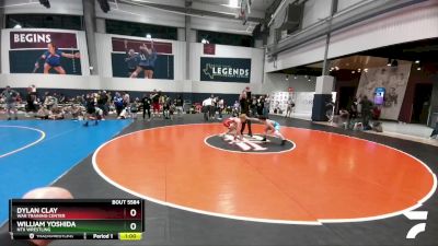 113 lbs Cons. Semi - Dylan Clay, WAR Training Center vs William Yoshida, NTX Wrestling