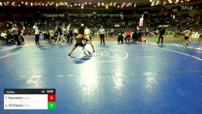 100 lbs Consi Of 16 #2 - Tj Ramadan, Kearny vs Luke Schiappa, Freehold