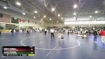 64 lbs Round 3 - Rhett Farrell, Wasatch Wrestling Club vs Kasen Bonser, Southwest Wolverines