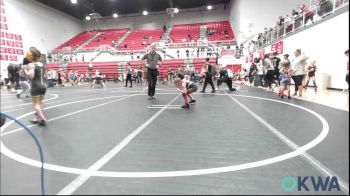 51-54 lbs 3rd Place - Rally Smith, Hinton Takedown Club vs Annie Raper, Tecumseh Youth Wrestling