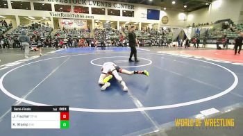 64 lbs Semifinal - Jason Fischer, CP Wrestling vs Knox Stamp, The Wrestling Mill