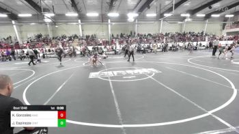 102 lbs Consolation - Kalijah Gonzales, Kingdom WC vs Justice Espinoza, Central Grand Junction