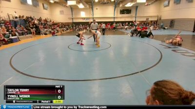 190 lbs Round 5 (10 Team) - Taylor Terry, Laramie vs Tyrell Weber, Wheatland