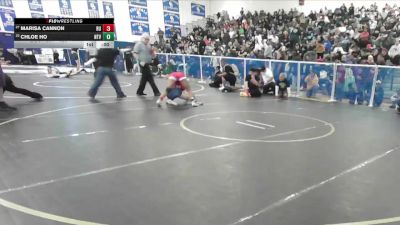 125 lbs Cons. Round 1 - Chloe Ho, Sonora vs Marisa Cannon, Redondo Union