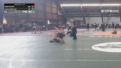 120 lbs Round Of 32 - Sam Baker, Smitty's Barn vs Cole Buffler, The Hill School