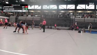 175-187 lbs Champ. Round 1 - Cody Hughes, CMWC vs Shamar Pugh, Unattached