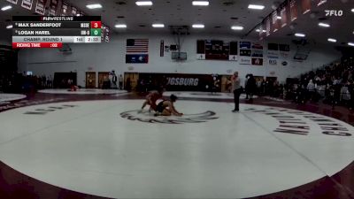 141 lbs Champ. Round 1 - Logan Harel, Wisconsin-Oshkosh vs Max Sanderfoot, Msoe