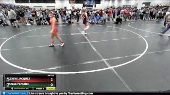 112 lbs Quarterfinal - Alexsys Jacquez, CO vs Maycee Peacher, NE
