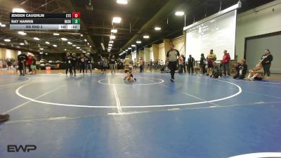 40-45 lbs Rr Rnd 5 - Jensen Caughlin, Cleveland Takedown vs Ray Harris, Husky Wrestling Club