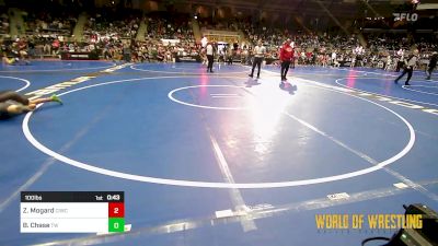 100 lbs Round Of 16 - Zion Mogard, CIWC-Team Intensity vs Bo Chase, Tuttle Wrestling