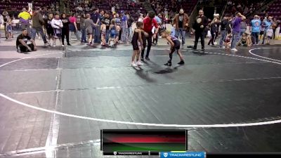 47-48 lbs Round 3 - Lorenzo Lontz, NOCAP Wrestling vs Gage Martinez, Duran Wrestling Club