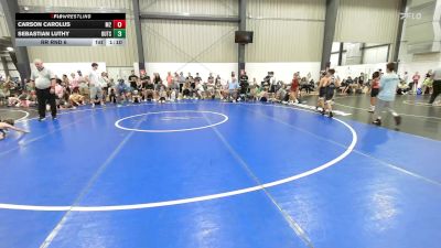 56 lbs Rr Rnd 6 - Carson Carolus, M2 Training Center - K8 vs Sebastian Luthy, Outsiders Wrestling Club - K8
