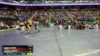 2A 215 lbs Cons. Round 1 - Gabriel Roberts, Roanoke Rapids vs Charles Greer, Madison