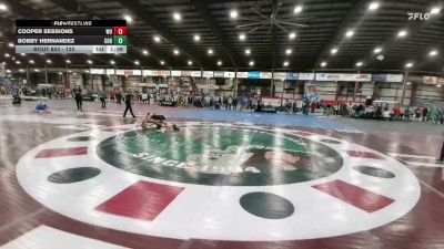 120 lbs Champ. Round 1 - Bobby Hernandez, Cody vs Cooper Sessions, Wyoming Underground