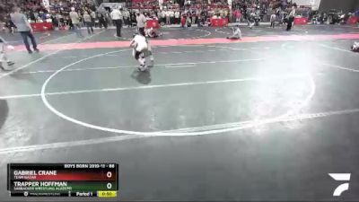 88 lbs Champ. Round 2 - Trapper Hoffman, Sarbacker Wrestling Academy vs Gabriel Crane, Team Nazar