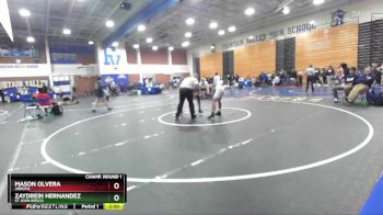 132 lbs Champ. Round 1 - Zaydrein Hernandez, St John Bosco vs Mason Olvera, Arroyo