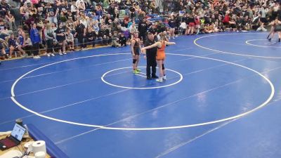 145 lbs Champ. Round 2 - Ainsley Vann, Lyndonville vs Braelynn Wicks, Fredonia