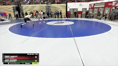 132 lbs Cons. Round 5 - Tripp Haisley, Madison Grant vs Aden Rangel, North Vermillion