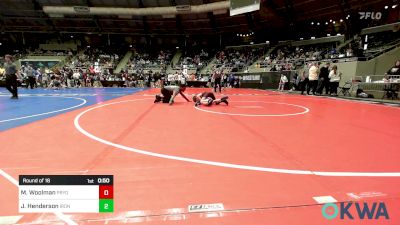 67 lbs Round Of 16 - Mason Woolman, Pryor Tigers vs Jax Henderson, IRONMEN Wrestling Club