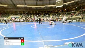 105 lbs Round Of 16 - Michael Doty, Lions Wrestling Academy vs Phoenix Castro, Newkirk Takedown Club