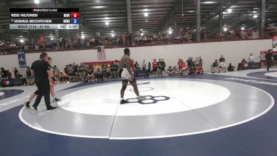 97 kg Champ. Rd Of 32 - Reid Hiltunen, Boone RTC vs Joshua McCutchen, Bulldog Elite Wrestling Club