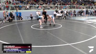 152 lbs Final - Zane Gerlach, Avalanche Wrestling Association vs Michael Dickinson, Soldotna Whalers Wrestling Club