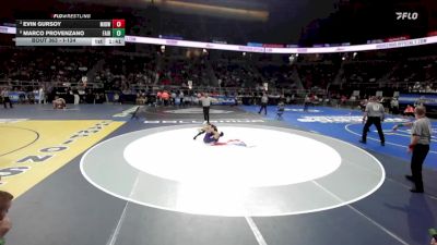 I-124 lbs Quarterfinal - Evin Gursoy, Midwood vs Marco Provenzano, Fairport
