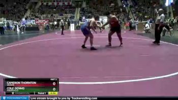 285 lbs Semifinal - Cameron Thornton, Weaver vs Cole Dennis, Montevallo