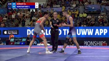 60 kg 1/8 Final - Mingiian Goriaev, Individual Neutral Athletes vs Sokratis Konstantinidis, Greece